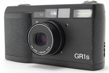 LCD funziona [quasi come nuovo] Ricoh GR1s fotocamera nera punta e scatta pellicola 35 mm dal GIAPPONE