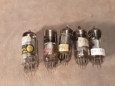 5 VECCHIE VALVOLE PHILIPS IDEALI PER RESTAURI VECCHIE RADIO