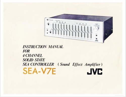 Jvc sea v7e equalizzatore - jvc, sea-v7e
