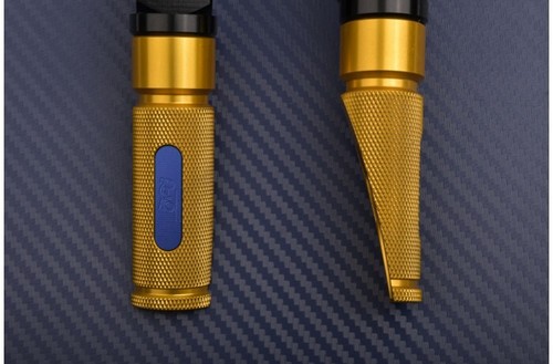 Poggiapiedi anteriore oro blu - poggiapiedi, oro-blu