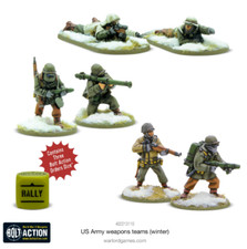 Warlord Games Bolt Action 2 US Army Winter Weapons Teams Resin Plus 402213110 WG