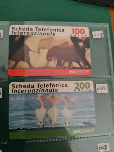 Schede telefoniche telecom - schede,