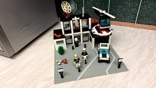 Lego town base comando - lego,