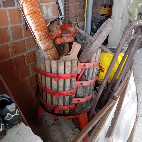 Torchio per uva - torchio, usato