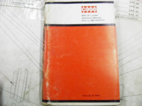 Case 680 caricatore terna - case,