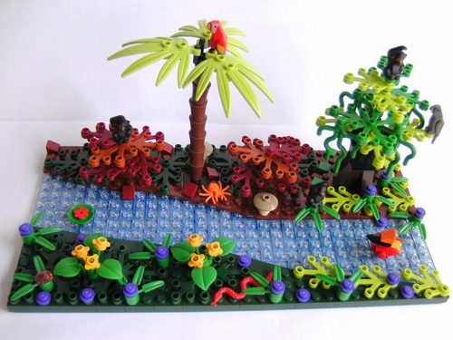 Lego giungla con - , fiume