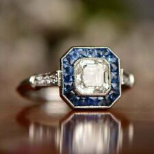 Anello di fidanzamento Asscher