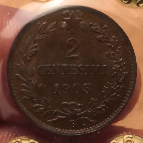 Moneta centesimi 1903 - moneta,