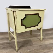 Comodino stile anni 50 Mobiletto vintage in legno modernariato Shabby Chic 