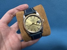 Orologio automatico uomo BULOVA Super Siviglia calendario vintage data bicolore 36mm