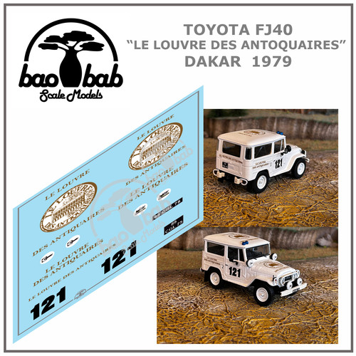 Calcas toyota fj40 le - 1/43,