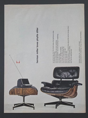 1967 print herman miller - 1967, ad