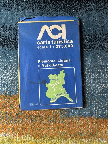Mappa vintage aci piemonte - mappa, aci: