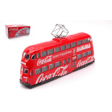 COCA COLA DOUBLE DECKER TRAM 1:76 Corgi Autobus Modellino Nuovo