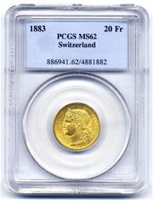 Swtzerland Suisse : 20 francs