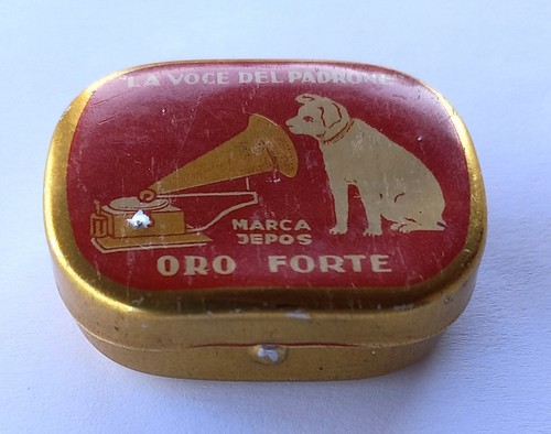 Scatola latta puntine - latta,