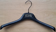 Gruccia Appendiabiti Coveri Nera Plastica Salvaspazio Antiscivolo