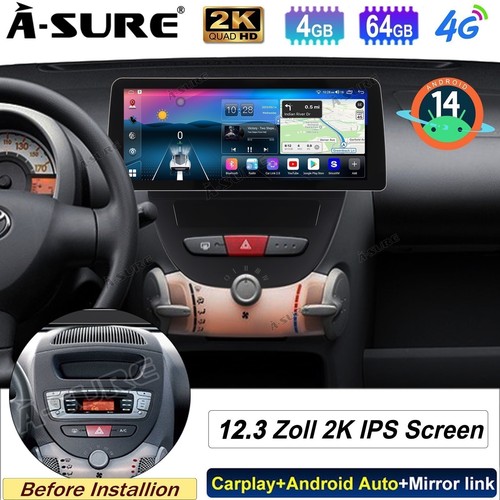 Autoradio 4 64g - 12.3", android