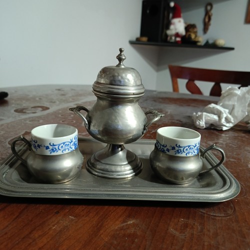 Tazze caffè peltro - tazze, e