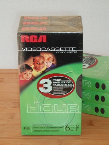 Videocassetta vhs sei ore - ore, rca
