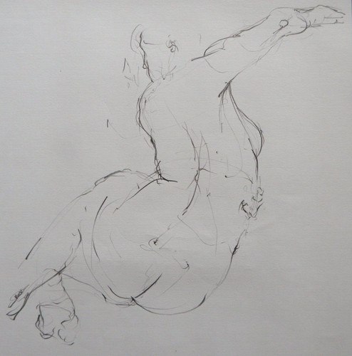 Matita donna nuda disegno