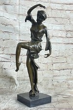 100% Bronzo Scultura Statua