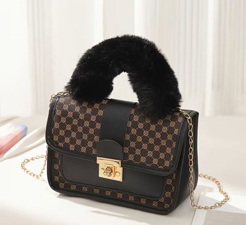 Borsa mano donna - borsa, peluche