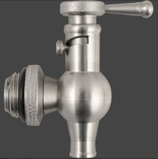 Sansone Valvola Inox per Serbatoi Fusti 1/2" BSP - Rubinetto Rubinetto Fermento Birra Vino