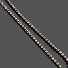 Filo di perle nero 5,50 mm