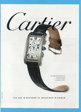 BELLEU997-PUBBLICITA'/ADVERTISING-1997- CARTIER TANK AMERICAINE