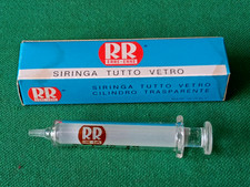 VECCHIA SIRINGA IN VETRO RR