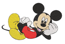 Topolino toppa ricamata ferro