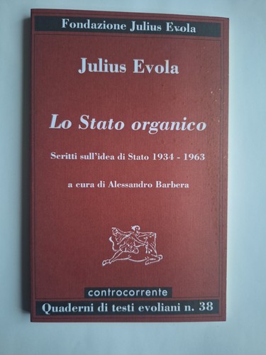 Julius evola stato - evola,, lo