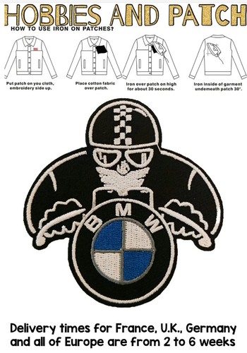 Patch bmw motociclista toppa - bmw,