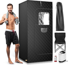 Sauna Portatile, Sauna per La Casa, Riscaldamento Rapido in 3 Minuti E 9 Livelli