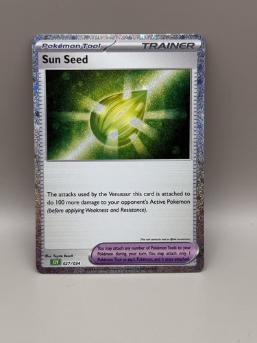 Pokemon tcg sun seed - tcg, 027/034