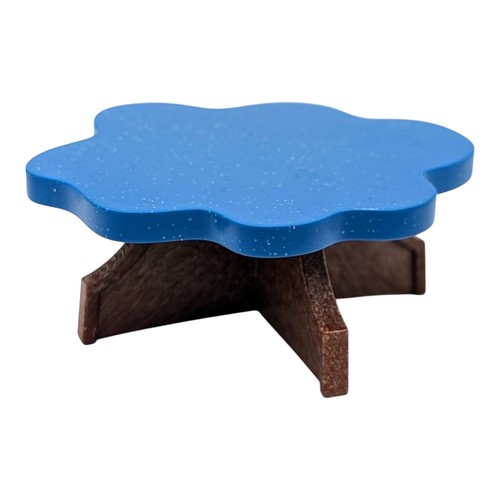 Playmobil tavolo blu/marrone