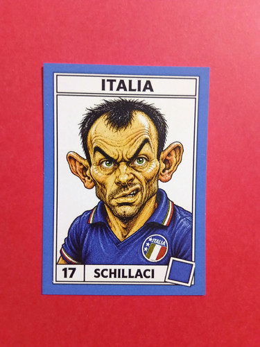 Figurina caricatura calciatori - caricatura,