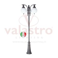 Lampione esterno in fusione alluminio 3 sfere da giardino Fiuggi Made in Italy