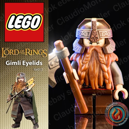 Lego gimli eyelids lor013 - lego,