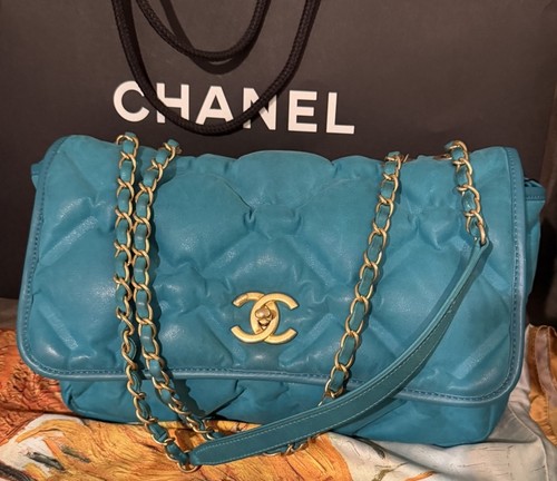 Borsa chanel iridescente pelle - borsa,