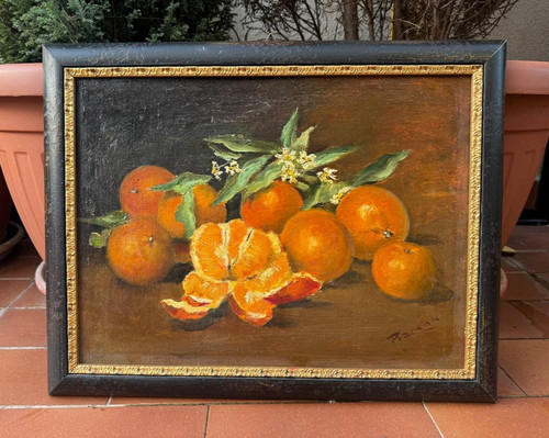 Dipinto olio tela pizzala - dipinto,