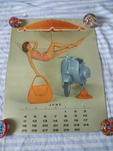 Vespa calendar page copy 1961 - page,