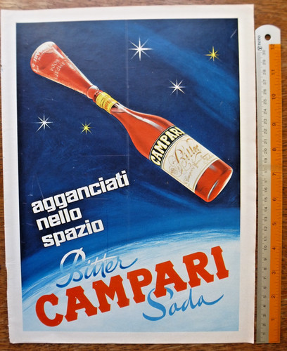 Pubblicità bitter campari - pubblicità,