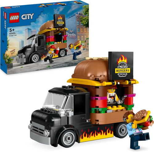 City burger van food truck - city,