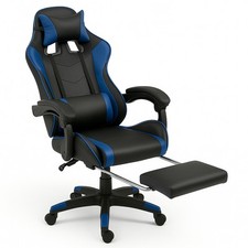 Sedia da Gaming Ecopelle Nero