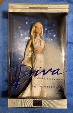 Barbie Bambola Diva Collezione Gone Platinum 2001 Edizione da Collezione Mattel Nuova