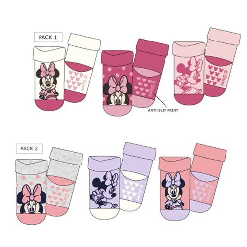 Tris calzini baby - minnie, 0-12
