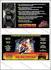 Data East Last Action Hero 1993 Cartes Instructions Flipper Pinball Cards 3