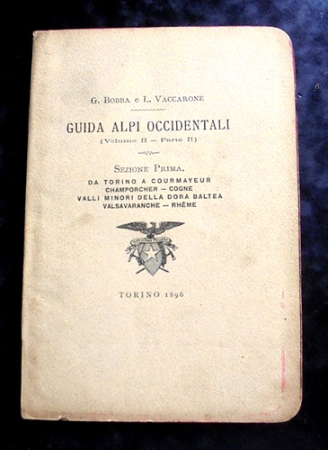 Bobba vaccarone guida alpi - bobba,